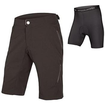 ENDURA Singletrack Pantalón Corto, Unisex Adulto, Negro, L