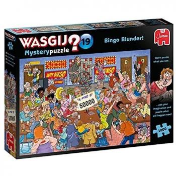 Jumbo, Wasgij, Mystery 19 - Bingo Blunder!, Jigsaw Puzzles for Adults, 1,000 piece