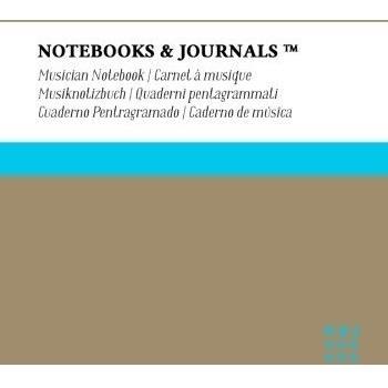 Cuaderno de Música Notebooks & Journals, Extra Large, Beige, Tapa Blanda: