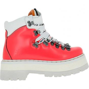 Botines unisex de piel con cierre de cordones