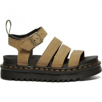 Sandalias de Mujer Dr. Martens Blaire Cuero Marrón Planas