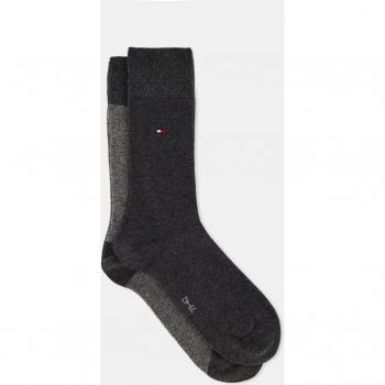 Tommy Hilfiger Calcetines Birdseye 2 Pares Gris