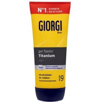 Giorgi Titanium Styling Gel 170ml - Unisex, 48h Hold, Silicone-Free