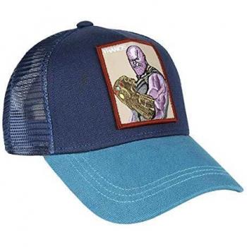 ARTESANIA CERDA Gorra Baseball Avengers Thanos béisbol, Azul