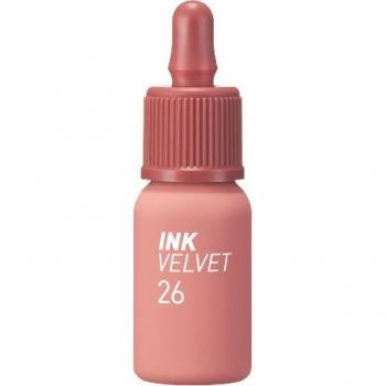 Tinta de Labios Peripera Ink Velvet - Acabado Aterciopelado 4g - Color 26 Nude Bien Hecho