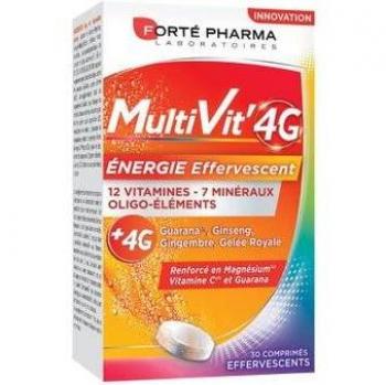 Forté Pharma Multivit 4G Energy Efervescente 30 Comprimidos