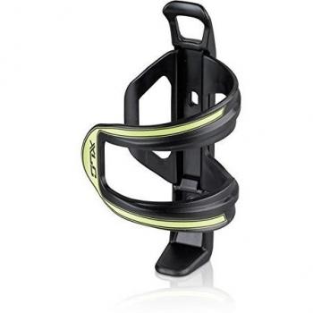XLC 2503210605 Portabidones Lateral BC-S06, Unisex, Negro/Verde Lima