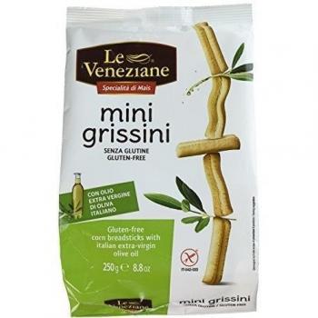 Le Veneziane Palitos De Pan Sin Gluten 250g Grisines