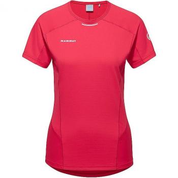 Camiseta de montaña de mujer Mammut AENERGY FL roja manga corta XS