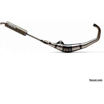 Escape Yasuni R1 Amarillo Carbon para Aprilia RS, Yamaha Tzr
