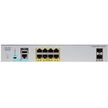 CISCO SYSTEMS WS-C2960L-8PS-LL Cisco Catalyst 2960L-8PS-LL - Switch - Managed - 8 x 10/100/1000 + 2 x Gigabit SFP