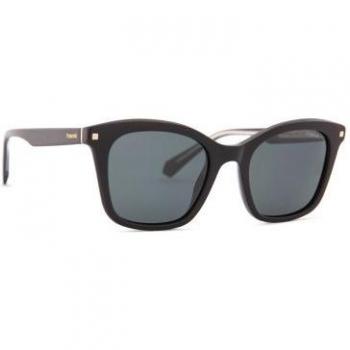 Polaroid PLD 4110/S/X Square Sunglasses for Women - Black, Plastic, Anti-Glare