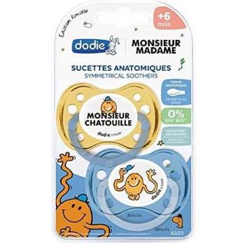 Chupete Anatómico Dodie Le Petit Prince +6 Meses Azul 2 Uds