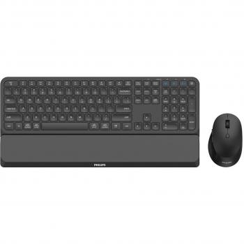 Combo Inalámbrico Philips 6000 Series: Teclado y Ratón Negro SPT6607B16