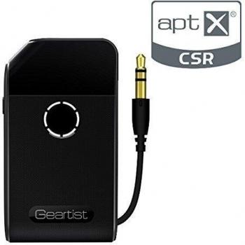 Geartist® RT419. Transmisor inalámbrico bluetooth y receptor de audio