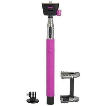Fotima FT-MS - Filtro para palo selfie con Bluetooth, color rojo