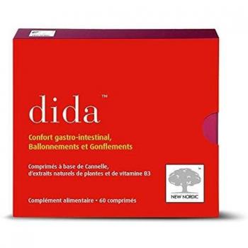 DIDA 60 Comprimidos - Suplemento Alimenticio para la Salud Intestinal - Alivio de Hinchazón y Flatulencias