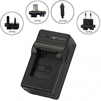 Dot.Foto Sanyo DB-L50 Cargador de Viaje - 12v adaptador de mechero [Vea compatibilidad en la descripción]