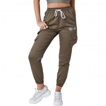 Project X Paris Women's Cargo Pants - Olive Green, Size S