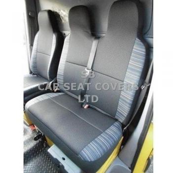 Vauxhall MOVANO Van, 2014, gamuza de antracita de fundas de asiento + laser Trim