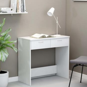 vidaXL White Engineered Wood Desk 80x40x75 cm