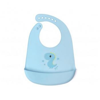 Babero de Silicona Impermeable y Ajustable en 7 Posiciones Kiokids
