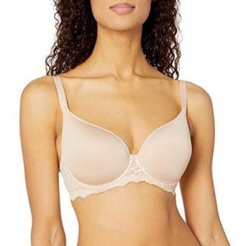Simone Pérèle Caresse 3D Plunge Underwire Bra - Rose Skin - Size: 32E