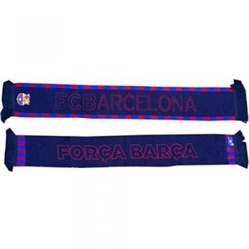 Bufanda Doble FC BARCELONA- Telar color Blaugrana - 150 X 18cm