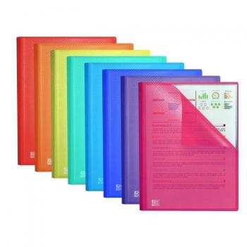 Oxford Urban Carpeta de Fundas Polipropileno A4 con 80 Fundas Transparentes y Colores Surtidos - 400147084