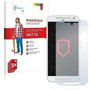 3x Vikuiti MySafeDisplay Protector de Pantalla DQCT130 de 3M para Motorola Moto G 2nd