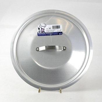 Agnelli ALMA12940 Tapa Redonda Pesada con Puente, Aluminio Profesional 3 mm, 40 cm