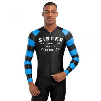 Maillot de Ciclismo de Manga Larga para Hombre M2 Legend Siroko Negro
