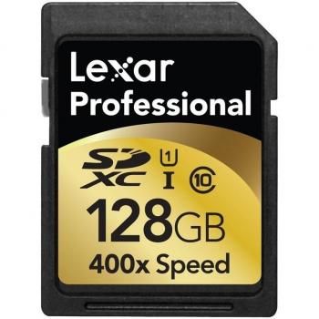 Lexar 128GB Professional 400x SDXC - Tarjeta de memoria SecureDigital de 128 GB