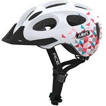 ABUS Youn-I Ace Urban Bike Helmet White Prism M (52-57 cm)