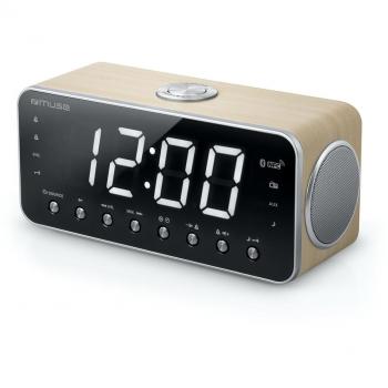 Radio Digital Muse M-196 CWT con Pantalla LED, Fuente de Alimentación AC 30V y Frecuencia 50/60Hz, Color Negro y Marrón, Conector HDMI + USB y VGA (D-Sub) + 3.5mm, Contactos Dorados, Longitud de Cable 2m