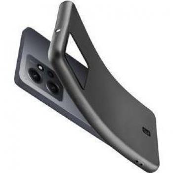 Funda Antishock y Goma Blanda Cellularline Mood para Xiaomi 13 Light, Color Negro