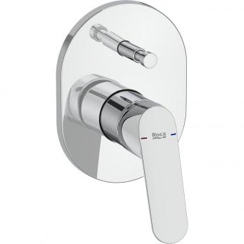 Grifo monomando mezclador empotrable para ducha o bañera Alfa Roca