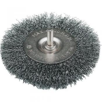 Silverline PB02 - Cepillo circular de acero ondulado