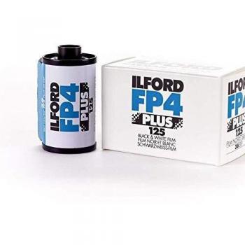 Ilford FP4 Plus - Carrete de 24 Exposiciones Película analógica, blanco y negro
