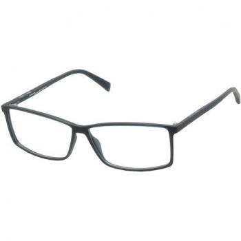 Italia Independent II 5563S 022.000 Men's Eyeglasses Blue Size 55 - Frame Only, Blue Light Block Available