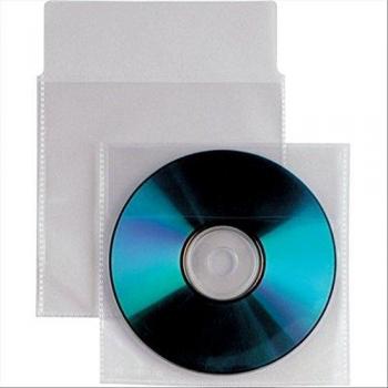 Sei Rota 430104 Fundas Transparentes Para CD/DVD 25 Unidades, Pz2