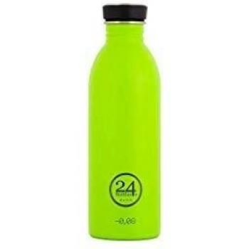 24Bottles Urban Lime 24 Bottles Bidon de Acero Inoxidable Color 500ml, Adultos Unisex, Green