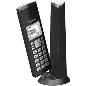 Panasonic KX-TGK310 - Teléfono (DECT, Altavoz, 120 entradas, Identificador de Llamadas, Identificador de Llamadas) Color Negro [Versión Importada]