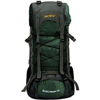 70L Mochilas Impermeable Viaje Morral Deporte Sport Multifunción Al Aire Libre Bolsa Plegable Trekking Viajes Verde One Size