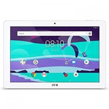SPC Gravity - Tablet con pantalla IPS HD 10.1 pulgadas, memoria interna 16GB, RAM 2GB, WiFi y Bluetooth – Color Blanca