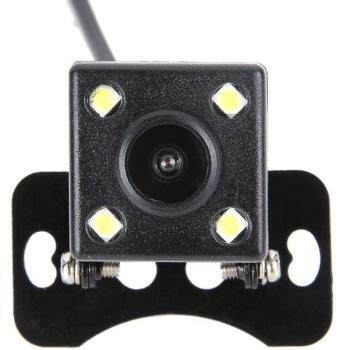 SYIN 4 LED dell'automobile del CCD HD di retrovisione 170 gradi grandangolare fotografica impermeabile di sostegno e veicolo di visione notturna retrovisore Parcheggio obiettivo