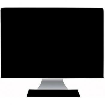Hermitshell El polvo y la cubierta resistente al agua como la seda antiestático con forro de terciopelo suave caja cubrir Apple iMac monitor y teclado para iMac 21.5 Color: Negro