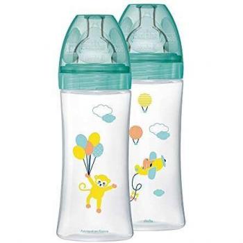 Biberón Anti-Cólico 150ml Sensation+ Air con Tetina Plana para 0-6 meses - Dodie