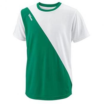 Camiseta de Manga Corta Wilson Team para Chicos Color Negro Tamaño M