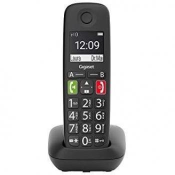Gigaset E290 - Teléfono DECT/Analógico, Terminal Inalámbrico con Altavoz, 150 Entradas y Identificador de Llamadas